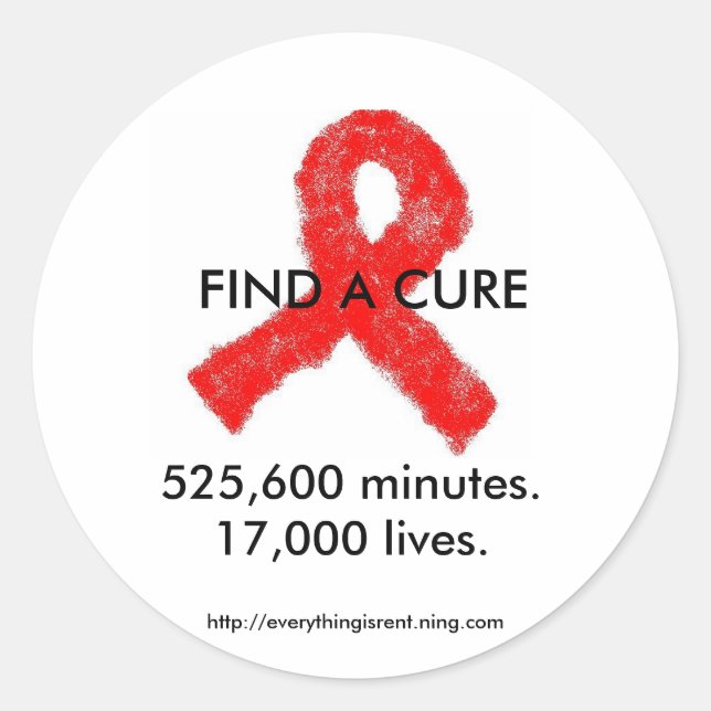 AIDS Awareness stickers (Front)