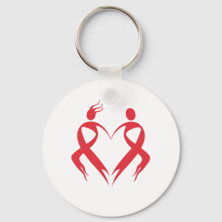 AIDS Emblem Keychain