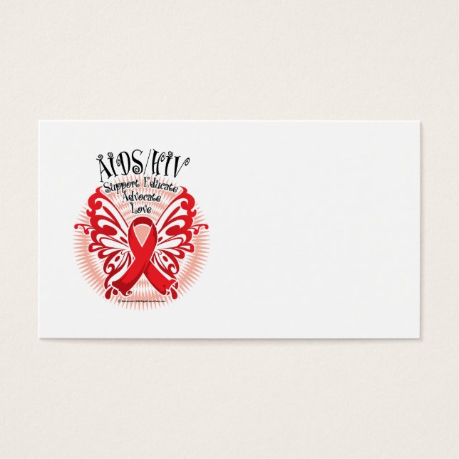 AIDS/HIV Butterfly 3 (Front)