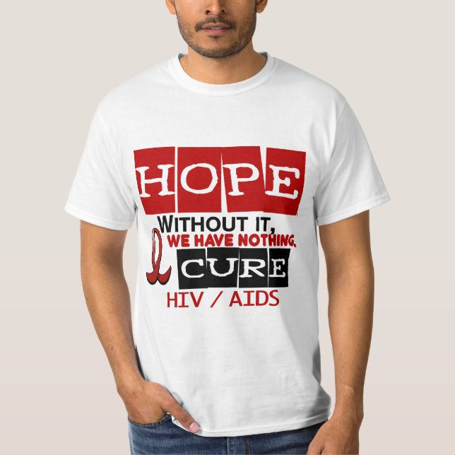 AIDS HIV HOPE 2 T-Shirt (Front)