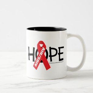 AIDS/HIV Hope Two-Tone Coffee Mug