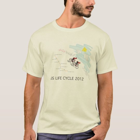 Aids Life Cycle 2012 T-Shirt
