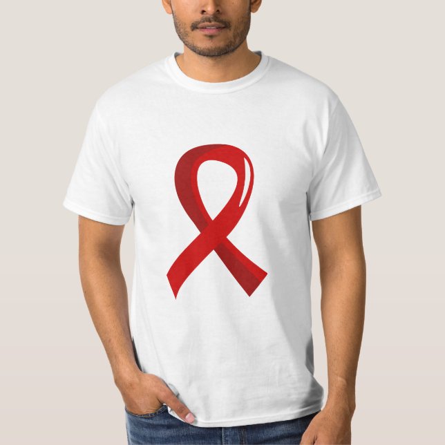 AIDS Red Ribbon 3 T-Shirt (Front)