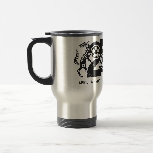AIFF 25th Anniversary travel mug (Left)