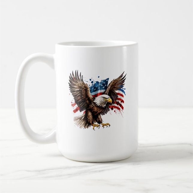 Aigle avec Mug (Gauche)