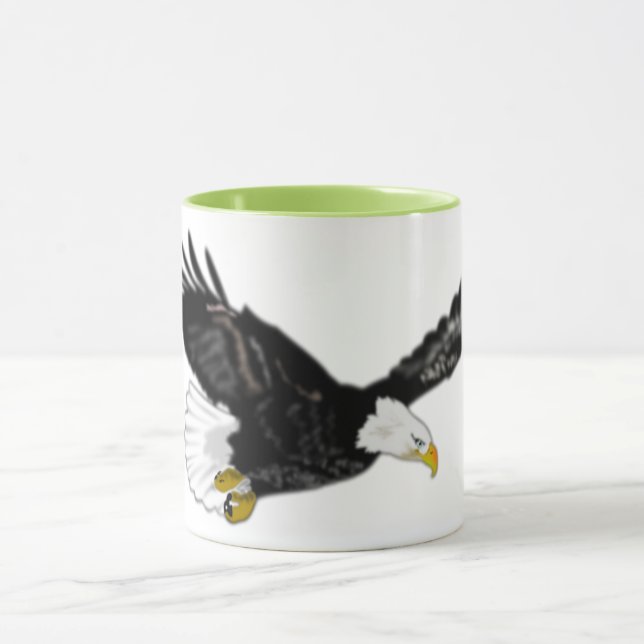Aigle de Bald Flying Mug (Centre)