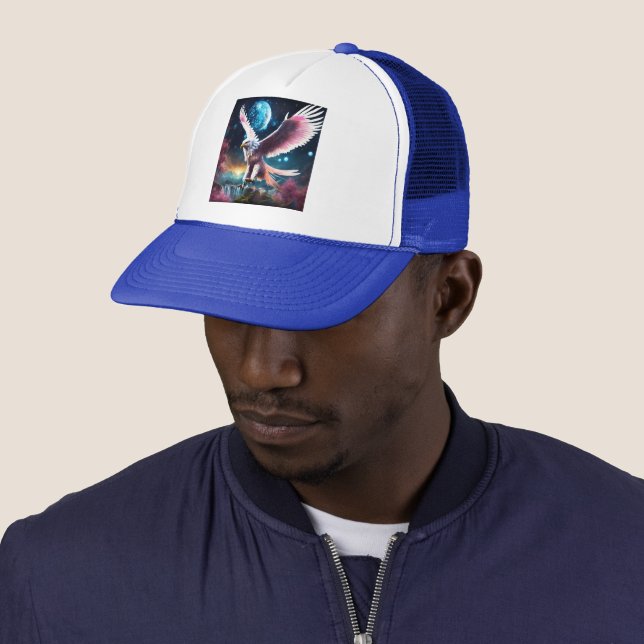 Aigle de cristal dans le Casquette de vol - Indépe (En situation)