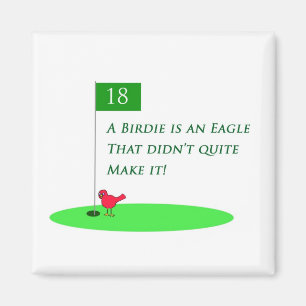 Aigle de golf de Birdie Magnet