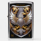 Aigle d'or d'argent personnalisé Zippo Lighter