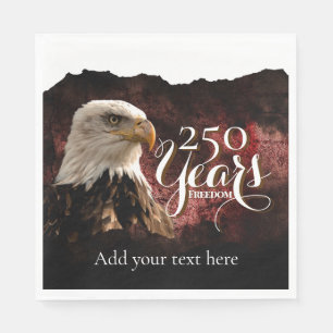 Aigle Patriotique 250 Ans Serviette en Papier