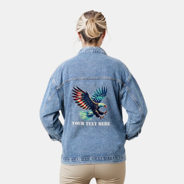 Aigle Patriotique Américain Rouge Blanc Bleu (Modèle)