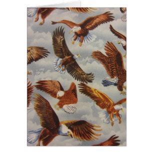 Aigles chauds en vol