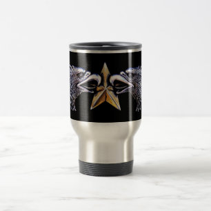 Aigles d'argent avec Mug de voyage en aluminium Go