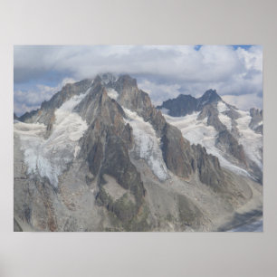 Aiguille d'Argentiere French Alps Poster