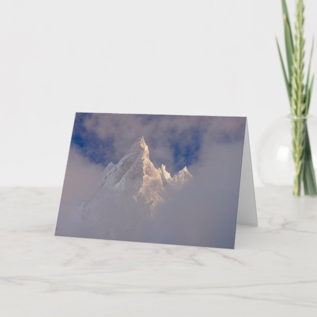 Aiguille de Blaitiere | France Card (Front)