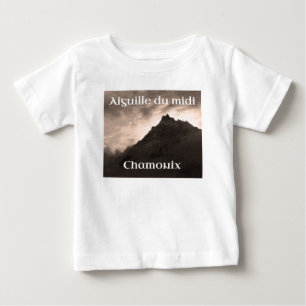 Aiguille du Midi, Mont Blanc Mountain Baby T-Shirt