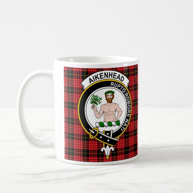 Aikenhead Clan Badge Coffee Mug - Taille 11oz (Gauche)