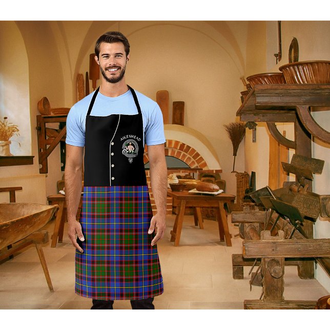 Aikenhead Clan Badge & Tartan Kilt Apron (Creator Uploaded)