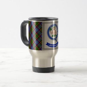 Aikenhead Clan Badge & Tartan Personalized Travel Mug