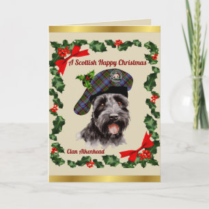 Aikenhead Scottie Dog Personalized Xmas Card