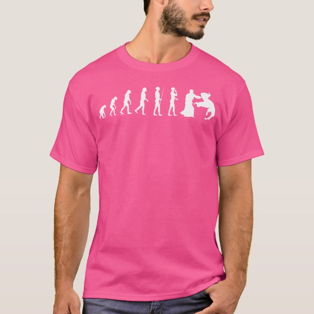 Aikido Funny Evolution T-Shirt (Front)
