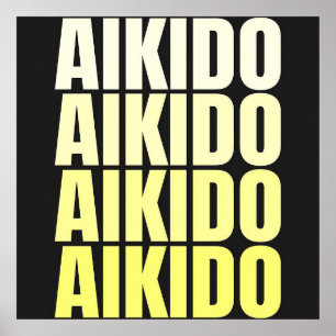 AIKIDO   Martial Arts Poster