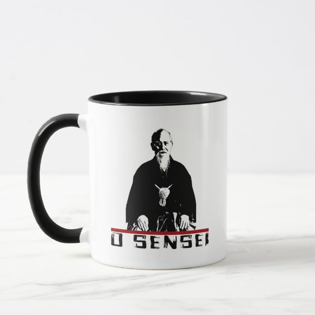 Aikido Morihei Ueshiba O'Sensei Mug (Left)
