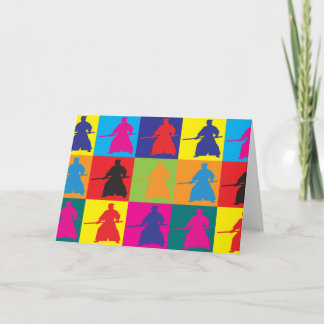 Aikido Pop Art Card