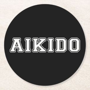 Aikido Round Paper Coaster