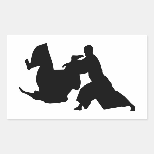 Aikido Silhouette Sticker (Front)