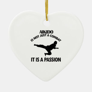 AIKIDO sports designs Ceramic Ornament