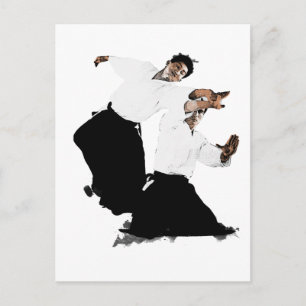 Aikido suwari postcard