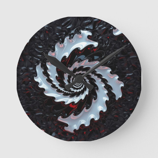 AiKo Beats™ Sonic Vector – Fracture Round Clock (Front)