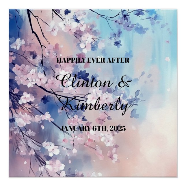 Aiko Wedding Glossy Poster Happily Ever After (Front)