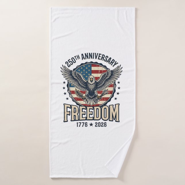 Aile de la liberté du 250e anniversaire Vintage pa (Serviette de bain)