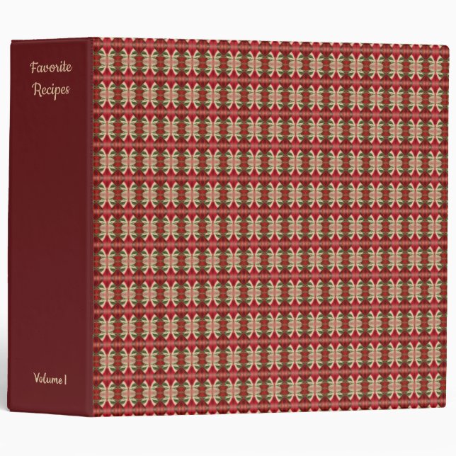 Aileen Recipe Organizer Binder (Front/Spine)