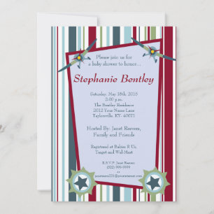 Ailes 5x7 Avion Invitation