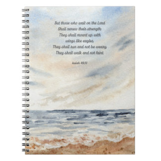 Ailes Comme Eagles Isaiah Bible Verse Carnet