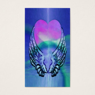 ailes commémoratives de coeur et d'ange de la