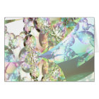 Ailes des anges - carte de cristaux d'améthyste