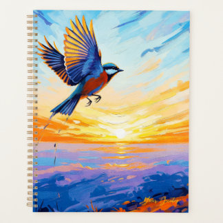 Ailes dorées au lever du soleil