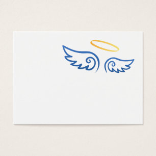 Ailes royales d'ange bleu avec le halo
