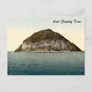 Ailsa Craig, Firth of Clyde, Scotland Postcard