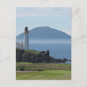 Ailsa Craig, Turnberry Lighthouse Postcard