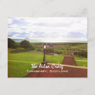 Ailsa Craig, Turnberry, Scotland Postcard