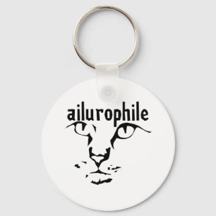 ailurophile key holder keychain