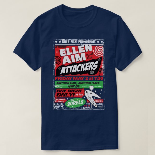 Aim and the Attackers T-Shirt (Design Front)