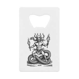 Aim Bringer of the Burning Torch Credit Card Bottle Opener