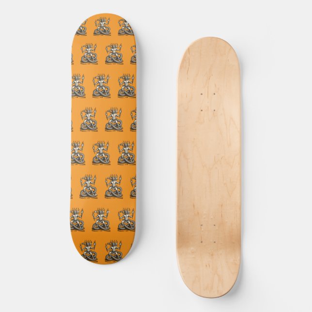 Aim Bringer of the Burning Torch Skateboard (Front)