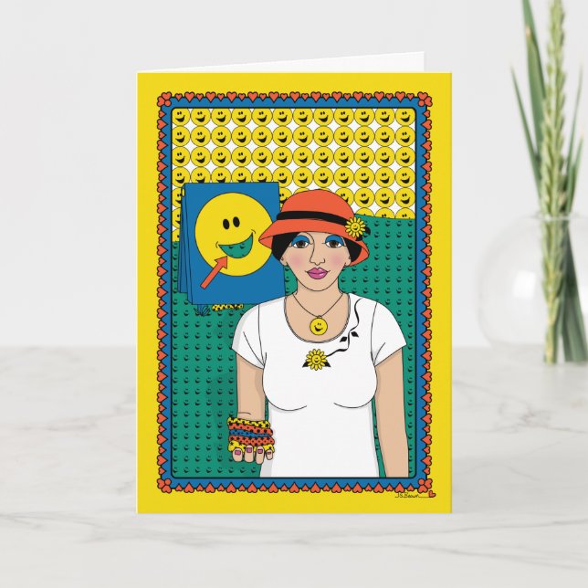 Aim For Happiness_B_Greeting Card (Front)